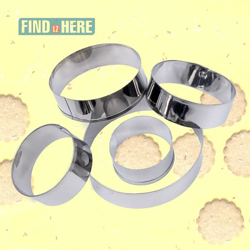 Cookie Cutter Mould Stainless Steel Baking Tools Round Shape Cookie Cutter Mold DIY Baking Biscuit Bakeware *NF
Cookie Cutter Mould Stainless Steel Baking Tools Round Shape Cookie Cutter Mold DIY Baking Biscuit Bakeware *NF
