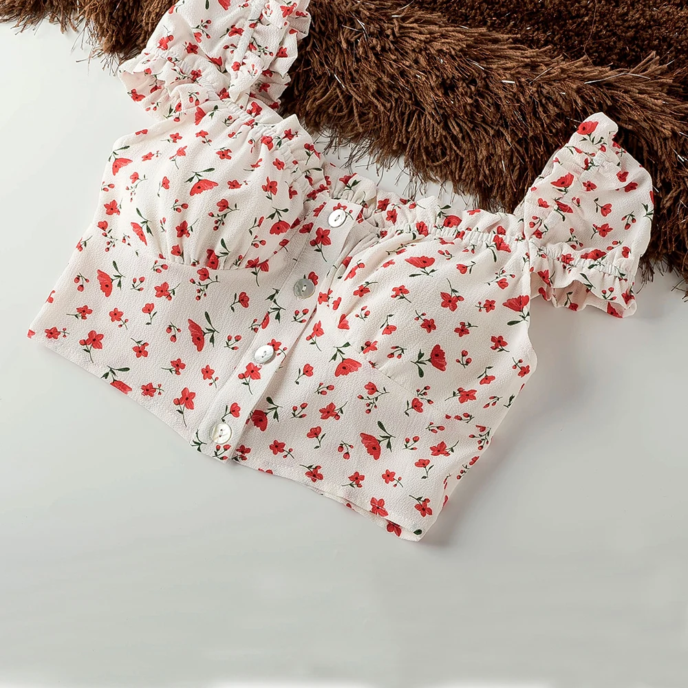 Red Flower Print Square Collar Short Blouse Women Good Qualtiy Lantern Sleeve Mini Shirt For Woman Fashion 2019 Summer Blouses
Red Flower Print Square Collar Short Blouse Women Good Qualtiy Lantern Sleeve Mini Shirt For Woman Fashion 2019 Summer Blouses