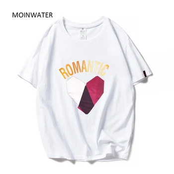 MOINWATER Heart Pattern Women Cotton T shirts Female 2020 New Summer Tees&Tops Short Sleeve Female Tshirt MT1933
MOINWATER Heart Pattern Women Cotton T shirts Female 2020 New Summer Tees&Tops Short Sleeve Female Tshirt MT1933