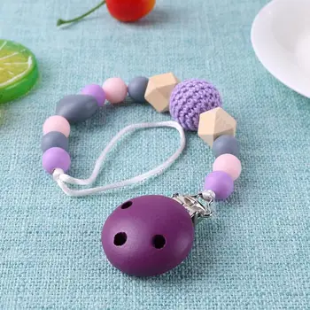 Silicone Baby Pacifier Clip Colorful Pacifier Chain for Baby Teething Soother Chew Toy Baby Shower Gift
Silicone Baby Pacifier Clip Colorful Pacifier Chain for Baby Teething Soother Chew Toy Baby Shower Gift