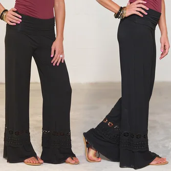 Palazzo Pants Limited Polyester Cotton Solid Flat Women Pantalon Mujer Free Shipping 2020 New Trousers Lace Stitching Wide Leg
Palazzo Pants Limited Polyester Cotton Solid Flat Women Pantalon Mujer Free Shipping 2020 New Trousers Lace Stitching Wide Leg