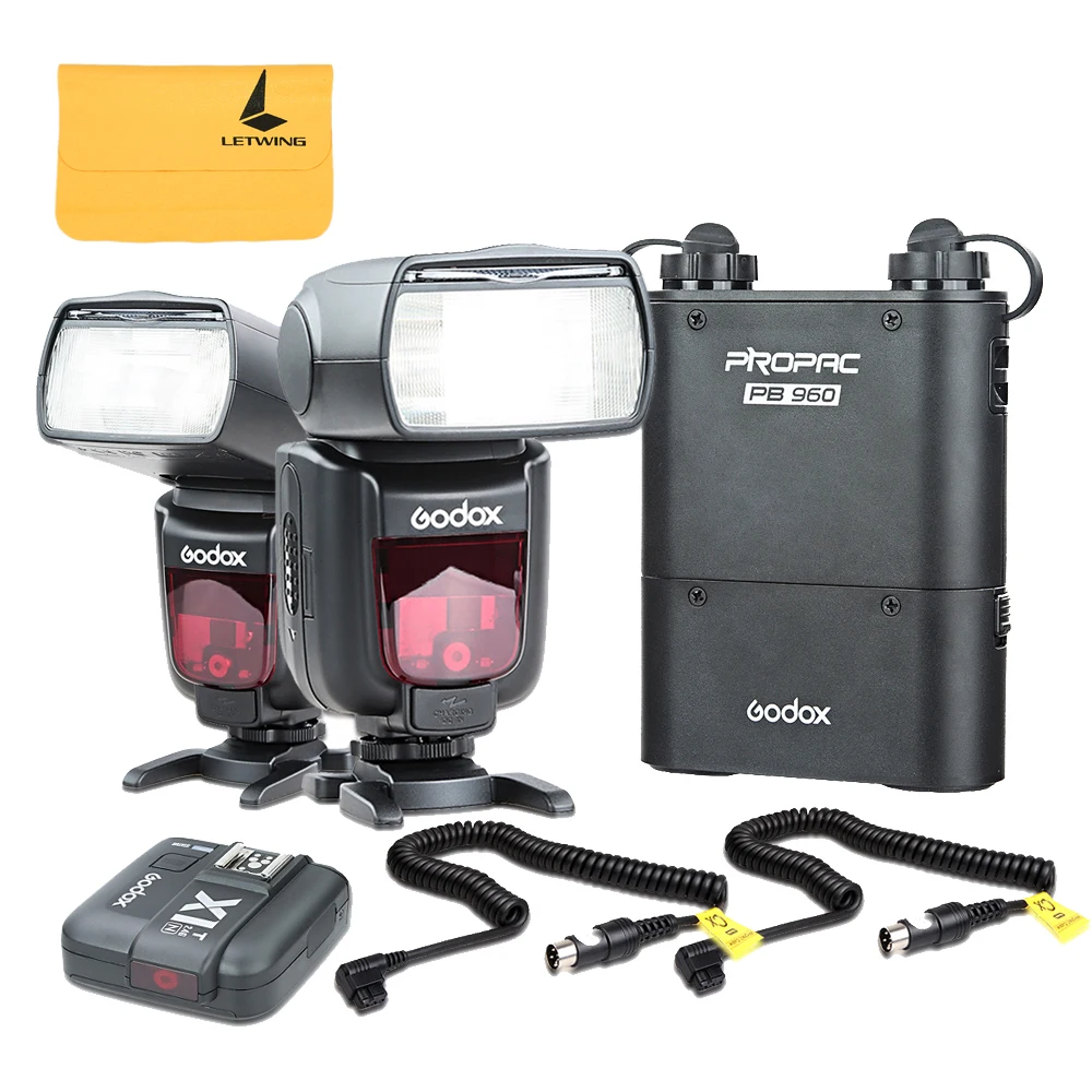 2x Godox TT685N i-TTL Camera Flash + X1N Flash Trigger + PB960 Battery Pack + Power Cable for Nikon DSLR Camera
2x Godox TT685N i-TTL Camera Flash + X1N Flash Trigger + PB960 Battery Pack + Power Cable for Nikon DSLR Camera