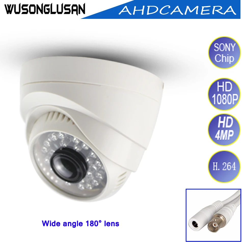 4Pcs a lot Indoor AHD Wide Angle Dome Camera 4MP 1080P 2.1mm 180 Degrees 24 led IR Cut filter Night Vision For CCTV Security
4Pcs a lot Indoor AHD Wide Angle Dome Camera 4MP 1080P 2.1mm 180 Degrees 24 led IR Cut filter Night Vision For CCTV Security