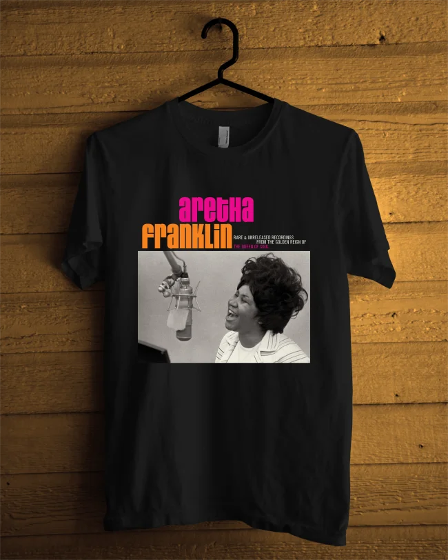Aretha Franklin The Queen Of Soul Black Men's T-shirt Hip Hop men tshirt rock Unisex t shirt Fashion Tops
Aretha Franklin The Queen Of Soul Black Men's T-shirt Hip Hop men tshirt rock Unisex t shirt Fashion Tops