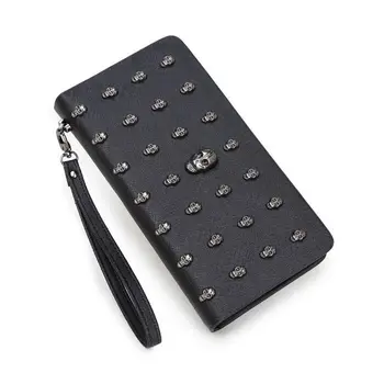 Vintage Skull Wallets Women Long Handbag Zipper Wallet Skeleton Purse Clutch Card Holder Carteira man Wallet
Vintage Skull Wallets Women Long Handbag Zipper Wallet Skeleton Purse Clutch Card Holder Carteira man Wallet