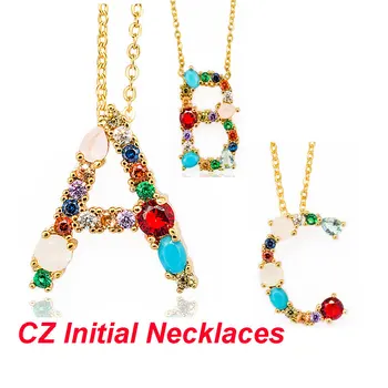 Vnistar CZ Initial Name Pendant Necklaces 100% Cubic Zirconia A-Z Alphabet Women's Necklace Letter Pendant Jewelry Necklace
Vnistar CZ Initial Name Pendant Necklaces 100% Cubic Zirconia A-Z Alphabet Women's Necklace Letter Pendant Jewelry Necklace