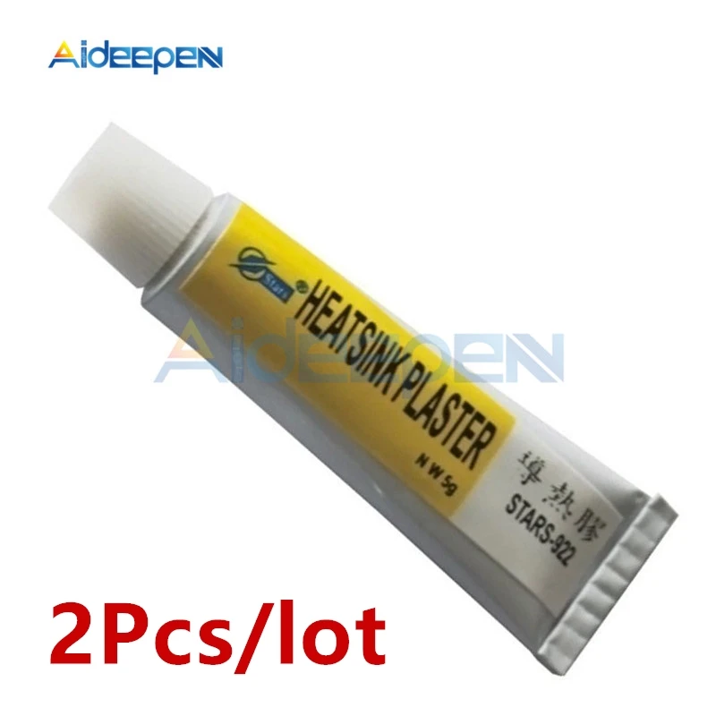 2Pcs STARS-922 Heatsink Plaster Thermal Pads Conductive Viscous Adhesive Glue For Chip VGA RAM LED IC cooler radiator cooling
2Pcs STARS-922 Heatsink Plaster Thermal Pads Conductive Viscous Adhesive Glue For Chip VGA RAM LED IC cooler radiator cooling