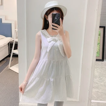 2019 pregnant women summer sleeveless shirt Korean version of the bottoming shirt fashion loose large size loose pregnancy skirt
2019 pregnant women summer sleeveless shirt Korean version of the bottoming shirt fashion loose large size loose pregnancy skirt