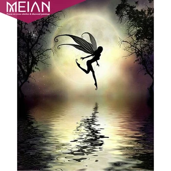 Meian,Halloween Black Fairy Diamond Mosaic Home Diamond Painting Cross Stitch Diamond Embroidery Patterns Rhinestones Arts New
Meian,Halloween Black Fairy Diamond Mosaic Home Diamond Painting Cross Stitch Diamond Embroidery Patterns Rhinestones Arts New