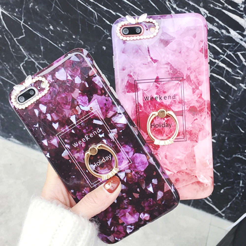 AXBETY For iphone 7 8 Cover Fashion Marble Soft Silicon Cases For iphone 7 8 Plus Glitter Finger Ring Stand Holder Phone Case
AXBETY For iphone 7 8 Cover Fashion Marble Soft Silicon Cases For iphone 7 8 Plus Glitter Finger Ring Stand Holder Phone Case