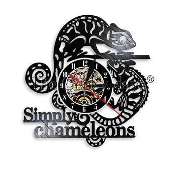 1Piece Simply Chameleon Design Art Vinyl Record Wall Clock Home Decor Vintage Animals Wall Clock Handmade Cool Black CD Clock
1Piece Simply Chameleon Design Art Vinyl Record Wall Clock Home Decor Vintage Animals Wall Clock Handmade Cool Black CD Clock