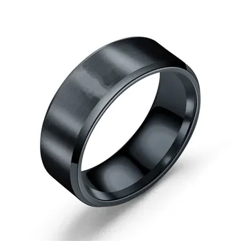 BINQINGZI 8MM Brushed Ring 316L Stainless Steel Rings For Men Black Silver Gold Color
BINQINGZI 8MM Brushed Ring 316L Stainless Steel Rings For Men Black Silver Gold Color