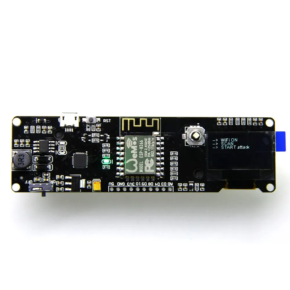 ESP8266 с 0,96 OLED расширение температуры и влажности развития доска Погодная станция wIFI Атака
ESP8266 с 0,96 OLED расширение температуры и влажности развития доска Погодная станция wIFI Атака
