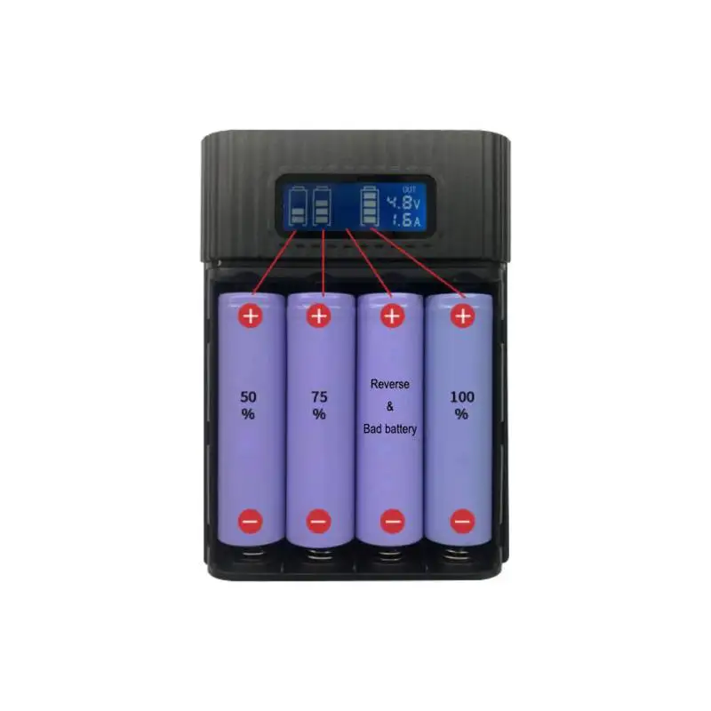 4x18650 DIY LCD Display Battery Bank Portable Battery Shell Box Case DIY KIT Digital Powerbank Battery Storage Cases SD
4x18650 DIY LCD Display Battery Bank Portable Battery Shell Box Case DIY KIT Digital Powerbank Battery Storage Cases SD