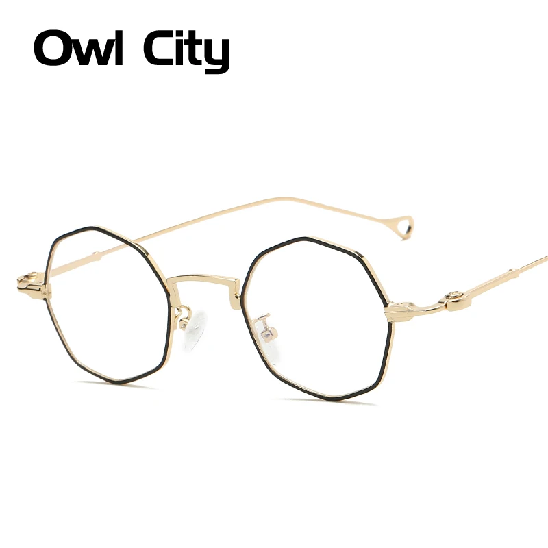 Polygon Eyeglasses Brand Designer Oval Alloy Frame Print Women Optical Anti blue ray Clear Len Glasses Unisex Eyeglasses Frames
Polygon Eyeglasses Brand Designer Oval Alloy Frame Print Women Optical Anti blue ray Clear Len Glasses Unisex Eyeglasses Frames