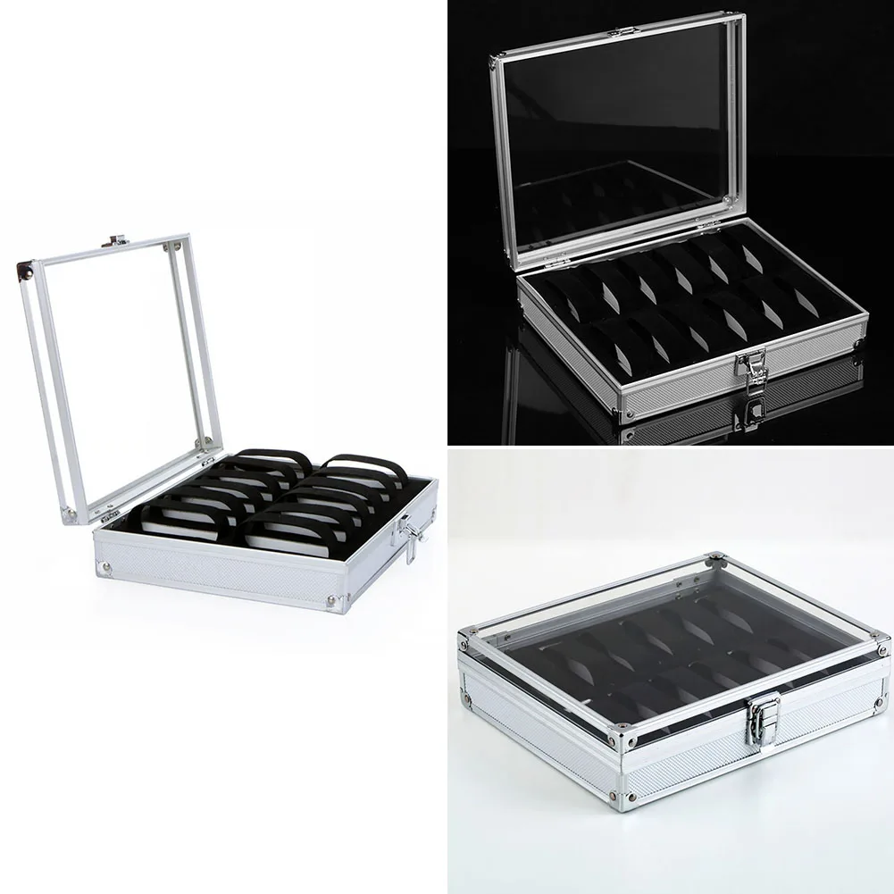 Watch Box Watch Saat Kutusu Winder Caja Reloj With Lock Organizer Aluminium Alloy Wrist Watch Organizer Display 12 Grid Storage
Watch Box Watch Saat Kutusu Winder Caja Reloj With Lock Organizer Aluminium Alloy Wrist Watch Organizer Display 12 Grid Storage