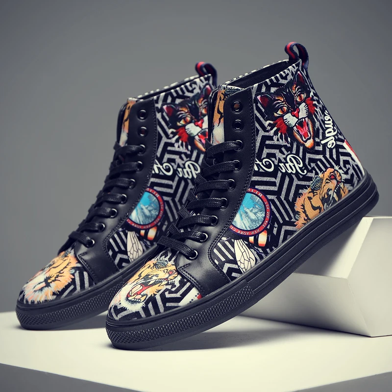 2019 Genuine Leather 3D Sneakers Luxury Fashion Tiger Cat Man Shoes Men Platform Flats Tenis Masculino Zapatillas Hombre 17789
2019 Genuine Leather 3D Sneakers Luxury Fashion Tiger Cat Man Shoes Men Platform Flats Tenis Masculino Zapatillas Hombre 17789