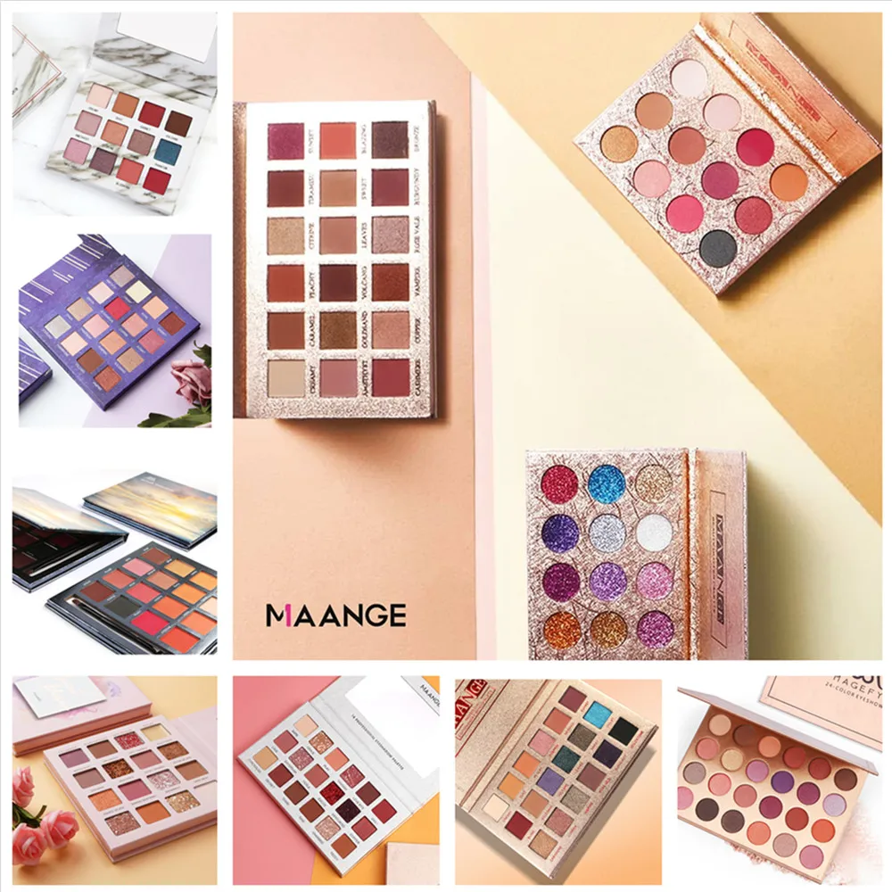 MAANGE 4/12/16/18/24 Colors Shimmer Glitter Eye Shadow Powder Matte Eyeshadow Cosmetic Makeup Maquillaje Pinceaux Maquillage
MAANGE 4/12/16/18/24 Colors Shimmer Glitter Eye Shadow Powder Matte Eyeshadow Cosmetic Makeup Maquillaje Pinceaux Maquillage