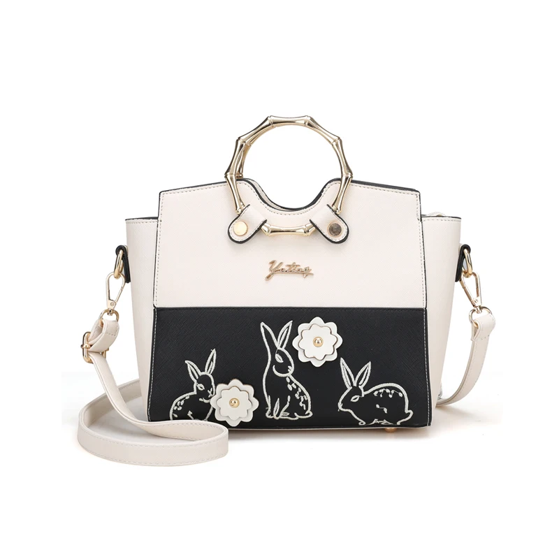SJ Women Shoulder Bags Female Messenger Bag Handbags Tote Braccialini Brand Style Handicraft Art Cartoon Rabbit Painting
SJ Women Shoulder Bags Female Messenger Bag Handbags Tote Braccialini Brand Style Handicraft Art Cartoon Rabbit Painting