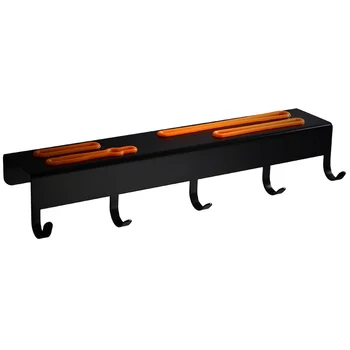 Black perforated kitchen knife holder with five rows of hooks 304 stainless steel kitchen multi function Storage rack wx7311546
Black perforated kitchen knife holder with five rows of hooks 304 stainless steel kitchen multi function Storage rack wx7311546