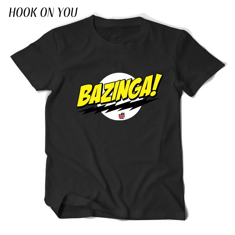 The Big Bang Theory Sheldon Cooper Bazinga T Shirt Men Cotton T-Shirt Einstein mass energy equation E=MC Tshirt Homme Top Tees
The Big Bang Theory Sheldon Cooper Bazinga T Shirt Men Cotton T-Shirt Einstein mass energy equation E=MC Tshirt Homme Top Tees
