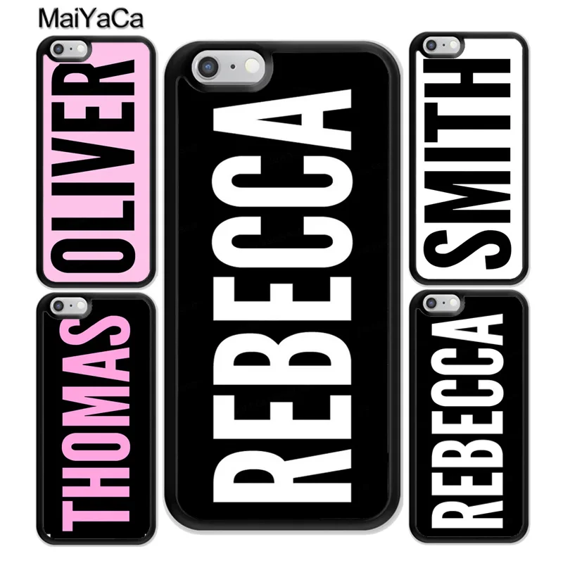 MaiYaCa Personalised Custom YOUR NAME TPU Phone Cases For iphone XR XS MAX 11 Pro MAX X 6 6S 7 8 Plus 5 5S Back Cover Shell
MaiYaCa Personalised Custom YOUR NAME TPU Phone Cases For iphone XR XS MAX 11 Pro MAX X 6 6S 7 8 Plus 5 5S Back Cover Shell