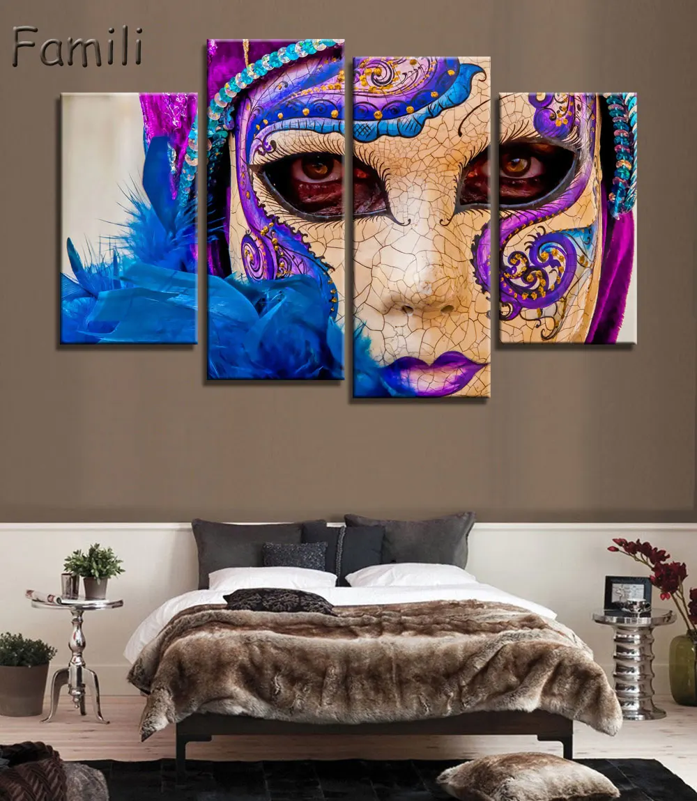 Chinese Decorative Masks HD Canvas Prints 4 Pieces Painting Wall Art Home Decor Panels For Living Room No Frame
Chinese Decorative Masks HD Canvas Prints 4 Pieces Painting Wall Art Home Decor Panels For Living Room No Frame