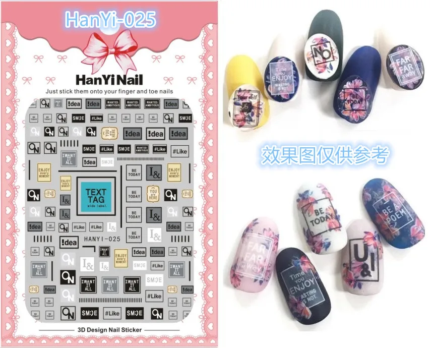 Letters Type! 1 Sheet Nails Art Manicure Back Glue Decal Decorations Design Nail Sticker For Nails Tips Beauty
Letters Type! 1 Sheet Nails Art Manicure Back Glue Decal Decorations Design Nail Sticker For Nails Tips Beauty