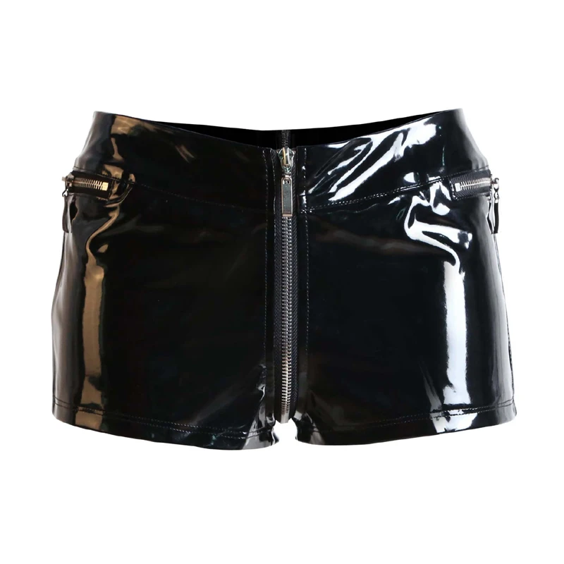 Plus Size S-XXL Women PVC Shorts New Design Front Zipper to Crotch Short Gothic Wet Look Low Waist Hot Clubwear
Plus Size S-XXL Women PVC Shorts New Design Front Zipper to Crotch Short Gothic Wet Look Low Waist Hot Clubwear