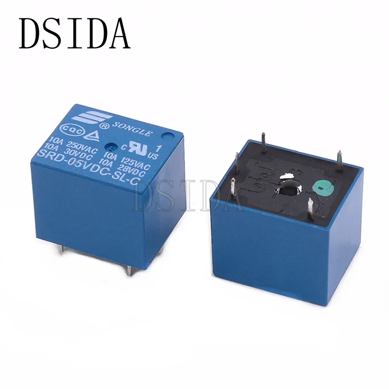 10PCS High Quality 5V DC Power Relay SRD-05VDC-SL-C T73-5V SRD-5VDC-SL-C 5Pin PCB Type In stock
10PCS High Quality 5V DC Power Relay SRD-05VDC-SL-C T73-5V SRD-5VDC-SL-C 5Pin PCB Type In stock