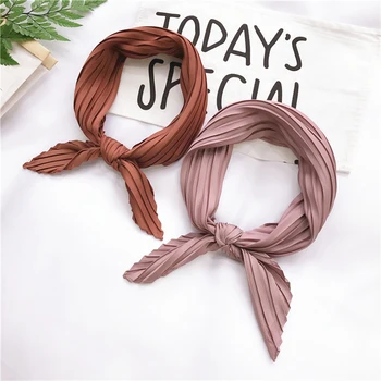 Luna&Dolphin Women Wrinkle Scarf 70*70cm Chiffon Silk Scarves Korean Style Solid Color Lady Headbands Bandana Bag Necke Scarves
Luna&Dolphin Women Wrinkle Scarf 70*70cm Chiffon Silk Scarves Korean Style Solid Color Lady Headbands Bandana Bag Necke Scarves