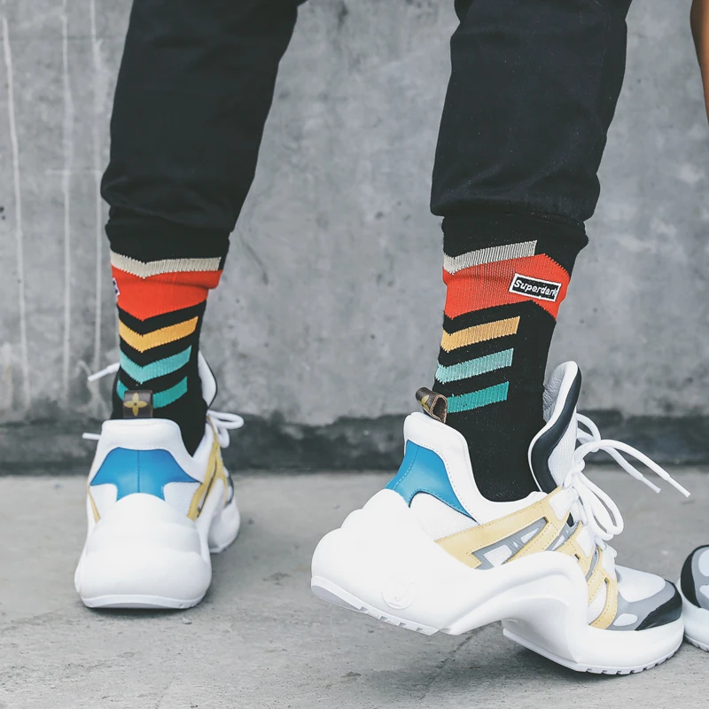Colorful Arrows Street style basketball Couple Skateboard Sox Ins Fashion Hip hop Cotton Tube Sock College Young Men/Women Sox
Colorful Arrows Street style basketball Couple Skateboard Sox Ins Fashion Hip hop Cotton Tube Sock College Young Men/Women Sox