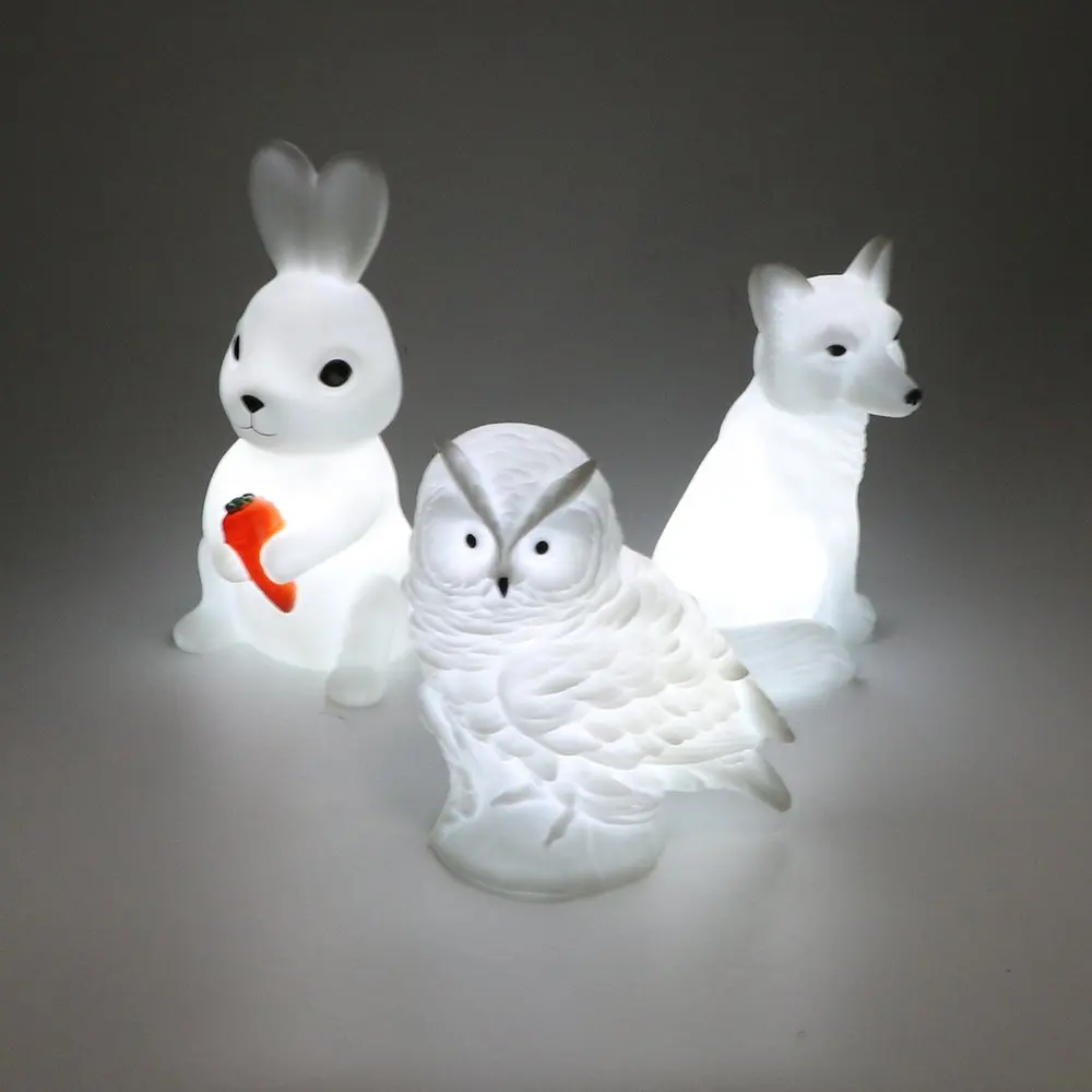 Creative Animal Night Light Rabbit Fox Owl Lamp Child Kids Cute Gifts Silicone Night Light For Bedroom Bedside Atmosphere Lamps
Creative Animal Night Light Rabbit Fox Owl Lamp Child Kids Cute Gifts Silicone Night Light For Bedroom Bedside Atmosphere Lamps