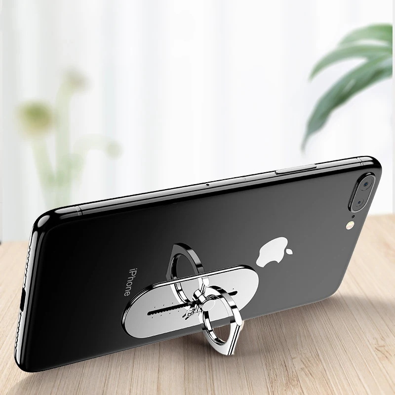 Универсальный держатель кольцо на палец для телефона iPhone Samsung 360 подставка