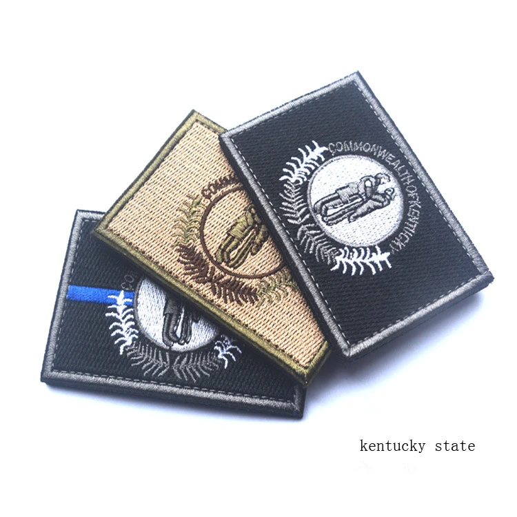Embroidered Patches United States State Flag Patch Tactical 3D Patches Badge Kentucky Flags Armband Badges
Embroidered Patches United States State Flag Patch Tactical 3D Patches Badge Kentucky Flags Armband Badges