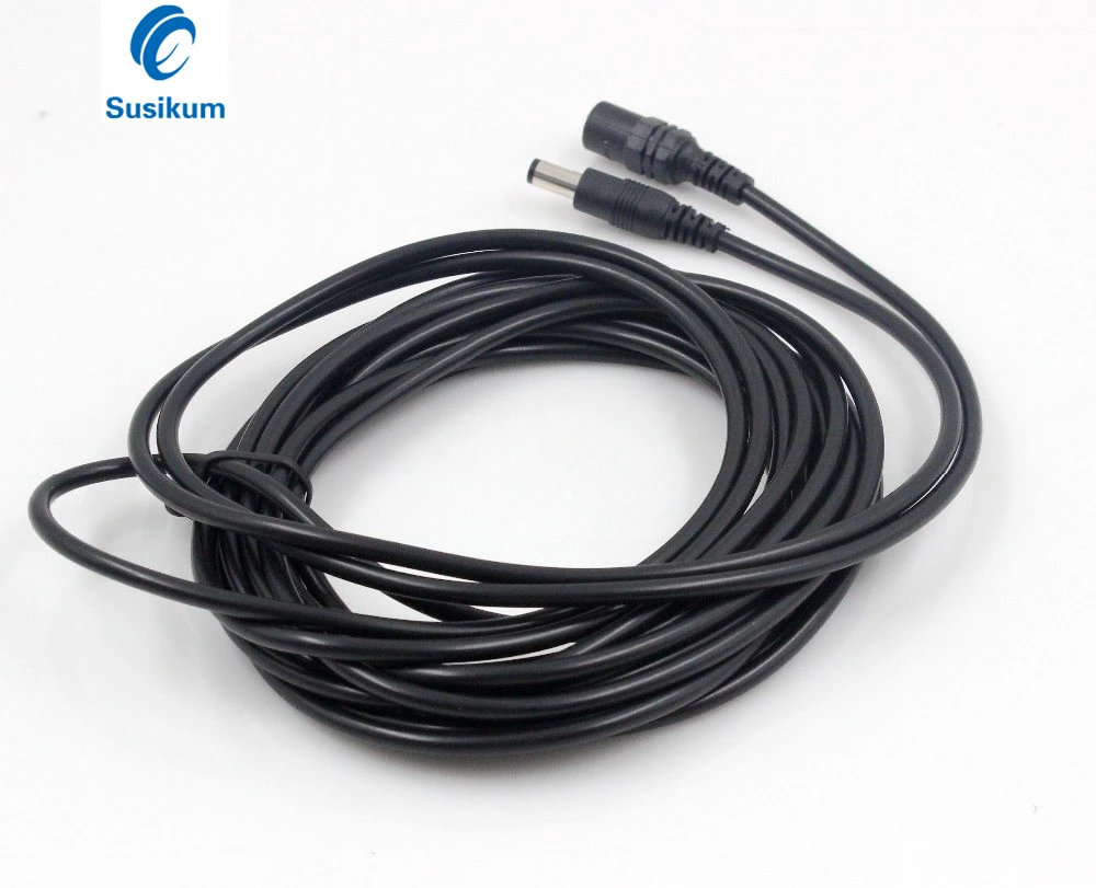 2Pieces 5M 10M DC12V Power Extension Cable 2.1*5.5mm Connector Male To Female For CCTV Security Camera Power Cable
2Pieces 5M 10M DC12V Power Extension Cable 2.1*5.5mm Connector Male To Female For CCTV Security Camera Power Cable