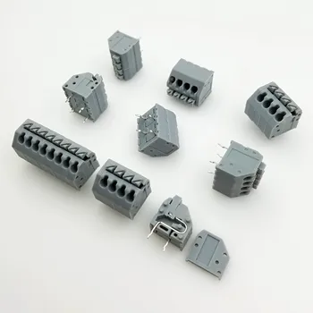 Spring PCB connection terminal KF250-2.5mm/2.54mm/3.5mm/7.0mm spacing screw-free spring press terminal can be spliced 250A/250B
Spring PCB connection terminal KF250-2.5mm/2.54mm/3.5mm/7.0mm spacing screw-free spring press terminal can be spliced 250A/250B