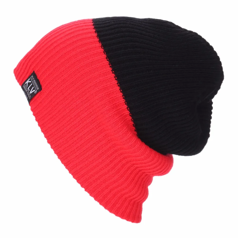 Republe Commerce ext/érieur /étiquetage Bonnet tricot/é Bonnet de Laine Velours Bonnet de Ski ext/érieur dhiver