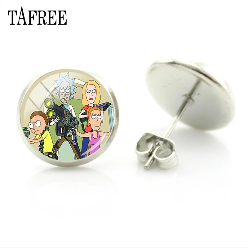 TAFREE Cartoon Figure Photo Stud Earrings Adventure Comedy Character Scientist Rick Photo Metal Female Earring Gift QF482
TAFREE Cartoon Figure Photo Stud Earrings Adventure Comedy Character Scientist Rick Photo Metal Female Earring Gift QF482