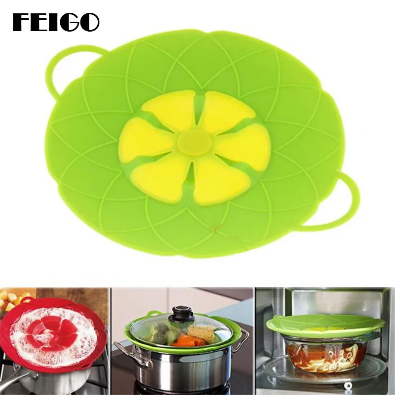 FEIGO New Flower Silicone Boil Over Spill lid Stopper Cookware Kitchen Gadgets Cooking Pot Lids Utensil kitchen Pot Pan lid F114
FEIGO New Flower Silicone Boil Over Spill lid Stopper Cookware Kitchen Gadgets Cooking Pot Lids Utensil kitchen Pot Pan lid F114