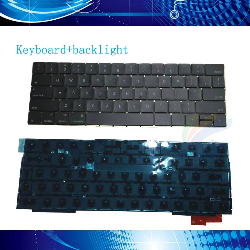 A1706 A1707 US Keyboard for Macbook Pro Retina 13" 15" Keyboard with Backlight Backlit 2016 2017
A1706 A1707 US Keyboard for Macbook Pro Retina 13" 15" Keyboard with Backlight Backlit 2016 2017