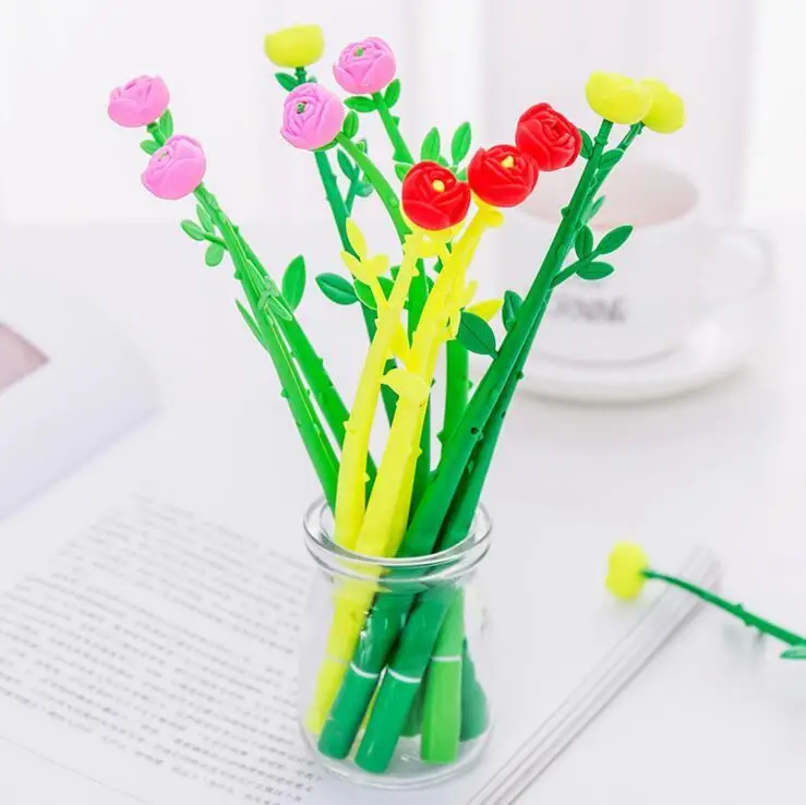 3 Piece Lytwtw's Silicone Colorful Creative Cute Soft Flower Rose Gel Pens Handles Stationery Gift Rod Styling Novel Simulation
3 Piece Lytwtw's Silicone Colorful Creative Cute Soft Flower Rose Gel Pens Handles Stationery Gift Rod Styling Novel Simulation