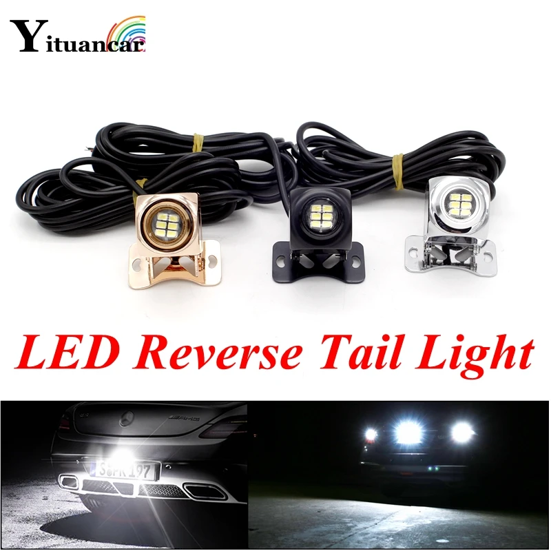 Yituancar 1Pcs 30W LED Reverse Tail Light Car Styling Source Golden Silver Black Body Error Free Backup Brake License Plat Lamp
Yituancar 1Pcs 30W LED Reverse Tail Light Car Styling Source Golden Silver Black Body Error Free Backup Brake License Plat Lamp