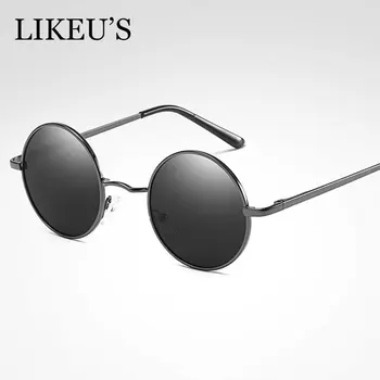 LIKEU'S Fashion Round glasses Polarized sunglasses Unisex Frame oval vintage sun Glasses round sunglasses UV400 Black lens
LIKEU'S Fashion Round glasses Polarized sunglasses Unisex Frame oval vintage sun Glasses round sunglasses UV400 Black lens