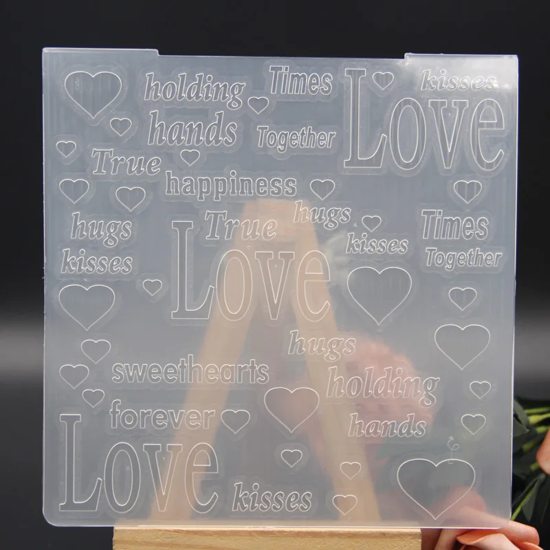 KLJUYP Love Plastic Embossing Folders for DIY Scrapbooking Paper Craft/Card Making Decoration Supplies
KLJUYP Love Plastic Embossing Folders for DIY Scrapbooking Paper Craft/Card Making Decoration Supplies