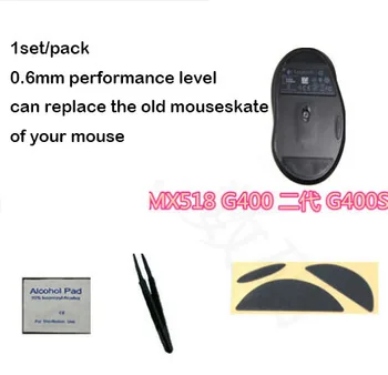 1sets/pack Hotline Games Mouseskate For Logitech MX518 G400 Second Generation G400S Performance Level 0.6mm Mouseskate
1sets/pack Hotline Games Mouseskate For Logitech MX518 G400 Second Generation G400S Performance Level 0.6mm Mouseskate