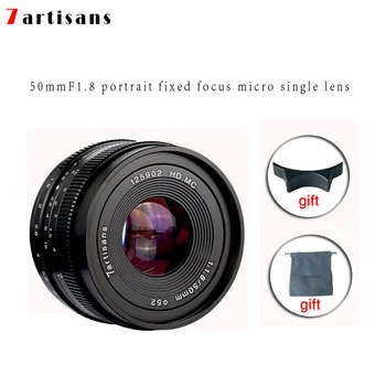 7artisans 50mm F1.8 Large Aperture Portrait Manual Focus Micro Camera Lens Fit for Canon eos-m Mount E-Mount Fuji FX-Amount
7artisans 50mm F1.8 Large Aperture Portrait Manual Focus Micro Camera Lens Fit for Canon eos-m Mount E-Mount Fuji FX-Amount