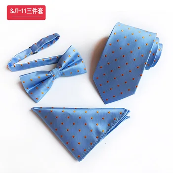 3 Pcs Wedding Party Male Formal Ties Set Bow Tie Handkerchief Necktie Cravate Sets
3 Pcs Wedding Party Male Formal Ties Set Bow Tie Handkerchief Necktie Cravate Sets