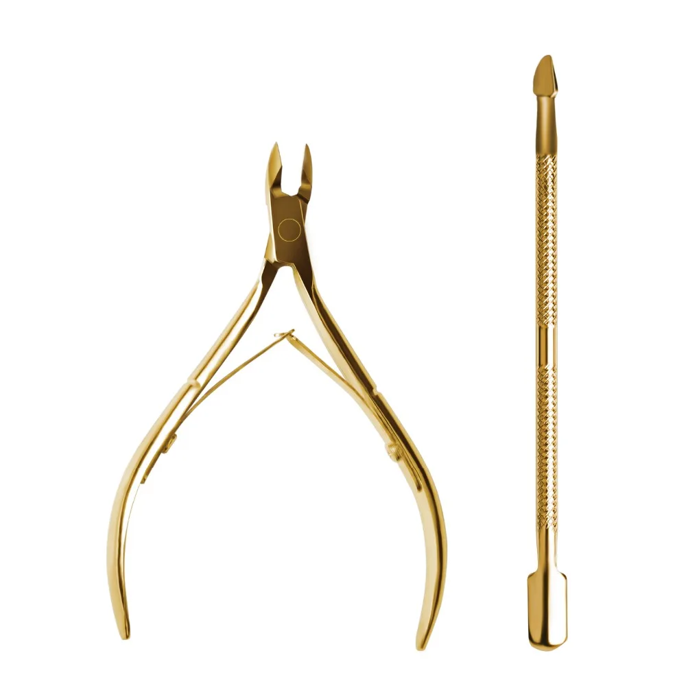 Biutee Gold Stainless Steel Nail Cuticle Scissors Manicure Pedicure Tools kits Double Fork Dead Skin Scissor
Biutee Gold Stainless Steel Nail Cuticle Scissors Manicure Pedicure Tools kits Double Fork Dead Skin Scissor