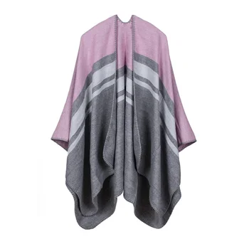 FXFURS New Winter Scarves Women's Cashmere Ponchos Capes Fashion Striped Design Pashmina Ladies Knit Shawl Cape Vintage Blanket
FXFURS New Winter Scarves Women's Cashmere Ponchos Capes Fashion Striped Design Pashmina Ladies Knit Shawl Cape Vintage Blanket